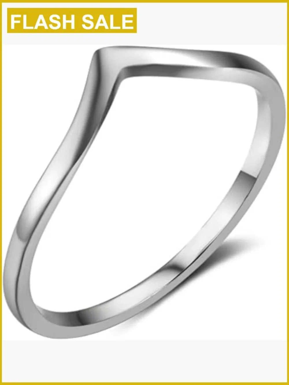 Stainless Steel Statement Promise Ring